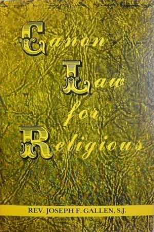 Canon Law For Religious,New