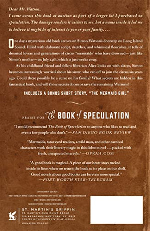 The Book of Speculation: A Novel,Used
