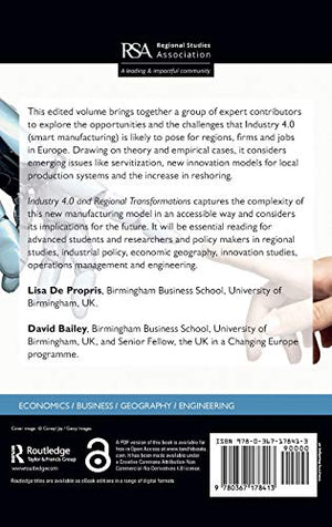 Industry 4.0 and Regional Transformations (Regions and Cities),Used