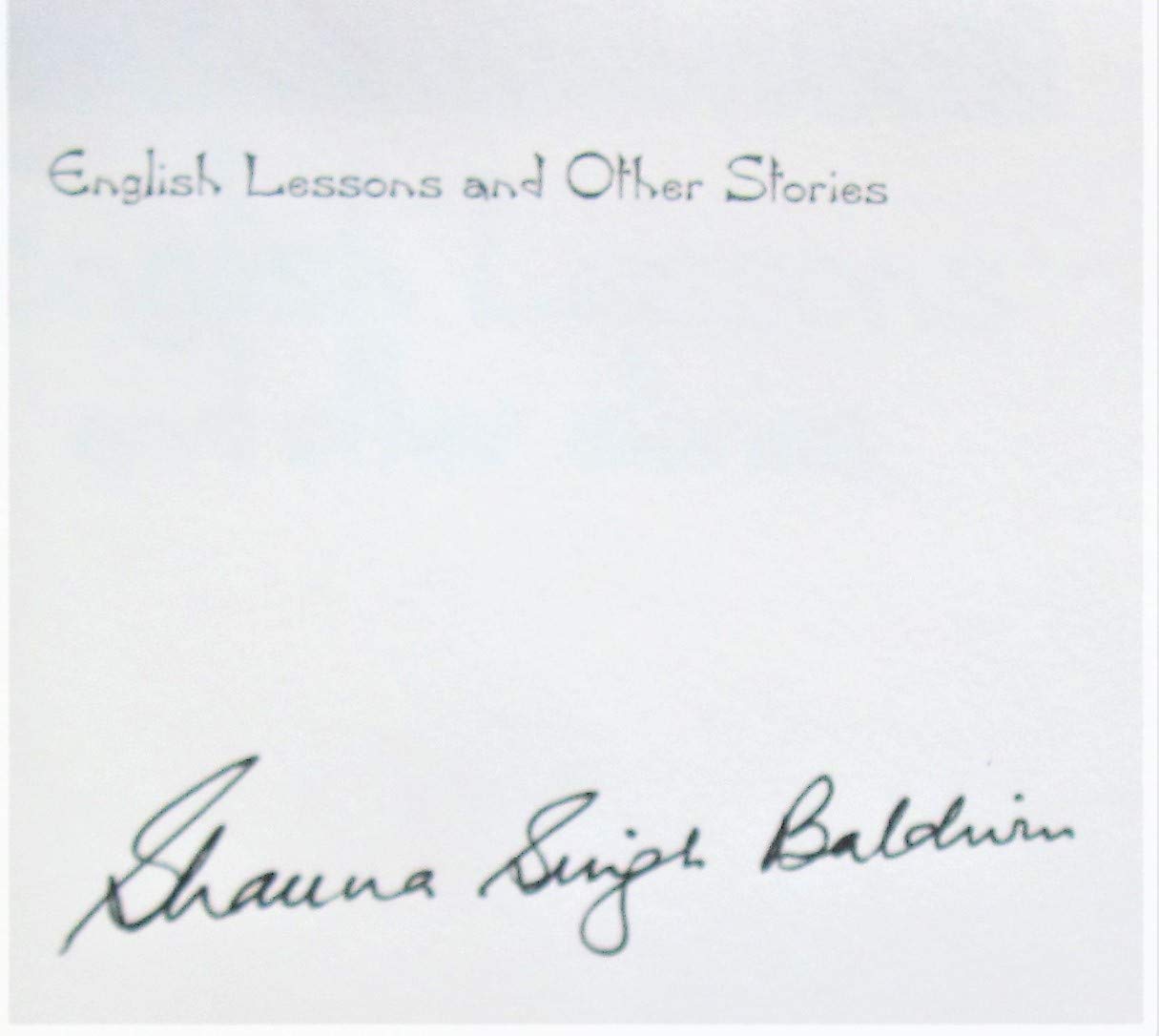 English Lessons and Other Stories,Used