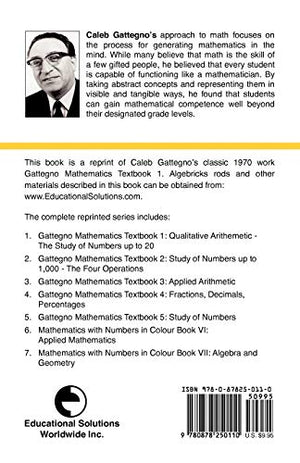 Gattegno Mathematics Textbook 1,Used