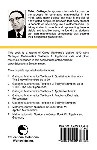Gattegno Mathematics Textbook 1,Used