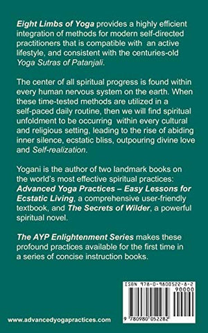Eight Limbs Of Yoga  The Structure And Pacing Of Selfdirected Spiritual Practice (Ayp Enlightenment),Used