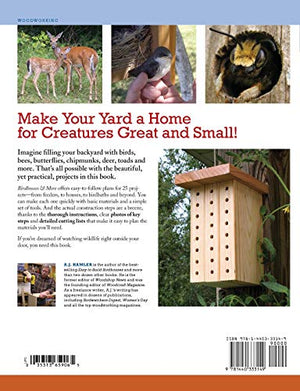 Birdhouses & More: EasytoBuild Houses & Feeders for Birds, Bats, Butterflies and Other Backyard Creatures,Used