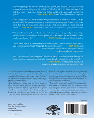 Wind Energy Basics: A Guide to Home and Community Scale WindEnergy Systems,Used