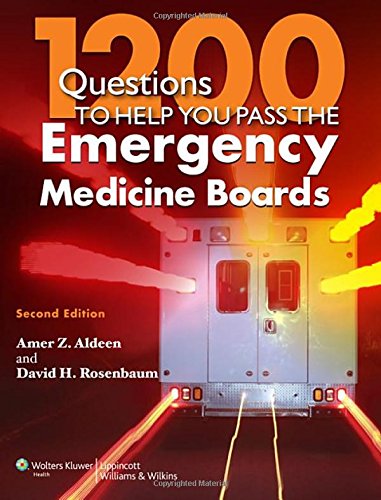 1200 Questions to Help You Pass the Emergency Medicine Boards,Used