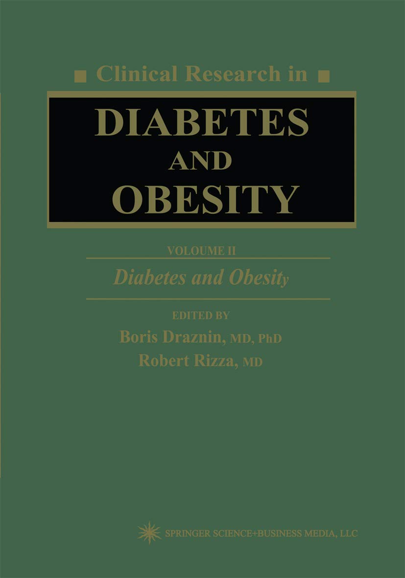 Clinical Research in Diabetes and Obesity, Volume 2: Diabetes and Obesity (Contemporary Biomedicine),Used