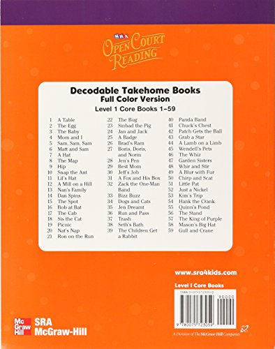 Open Court Decodable Books Take Home,Used