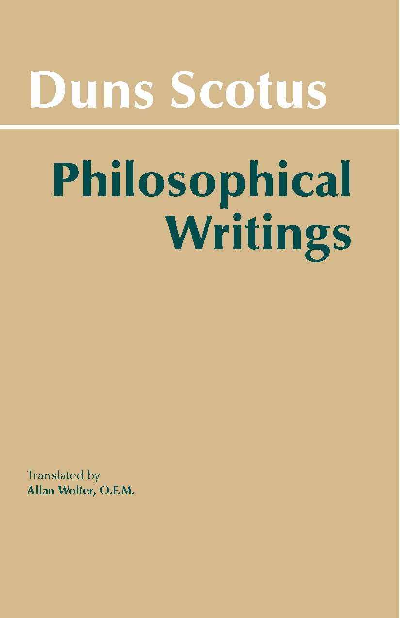Duns Scotus  Philosophical Writings: A Selection,Used