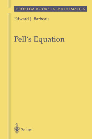 Pell'S Equation (Problem Books In Mathematics)