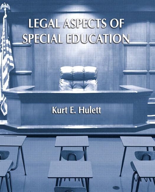 Legal Aspects Of Special Education,New