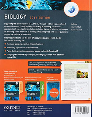 IB Biology Course Book: 2014 Edition: Oxford IB Diploma Program,New