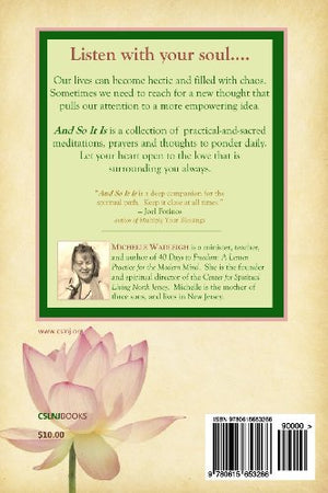 . . . And So It Is: Meditations For The Soul,Used