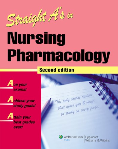 Straight A's in Nursing Pharmacology,Used