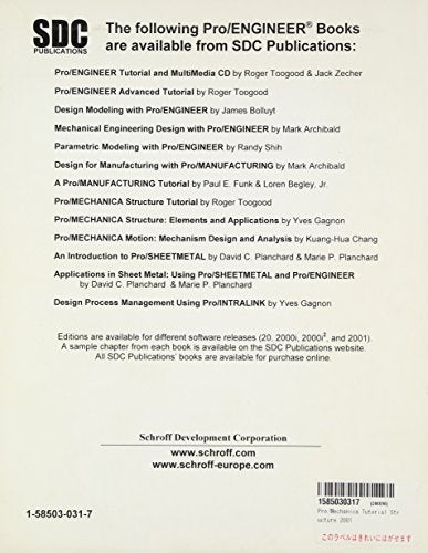 Pro/MECHANICA Tutorial  Structure (Release 2001),Used