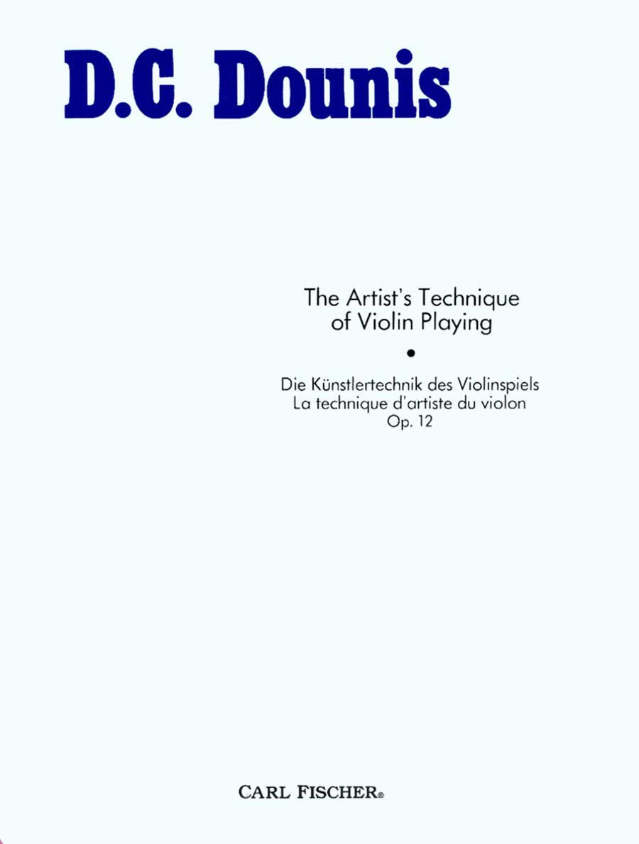 The Artist's Technique of Violin Playing,New