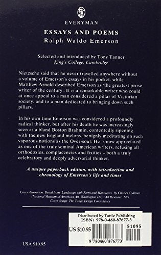 Essays & Poems Emerson (Everyman's Library),Used