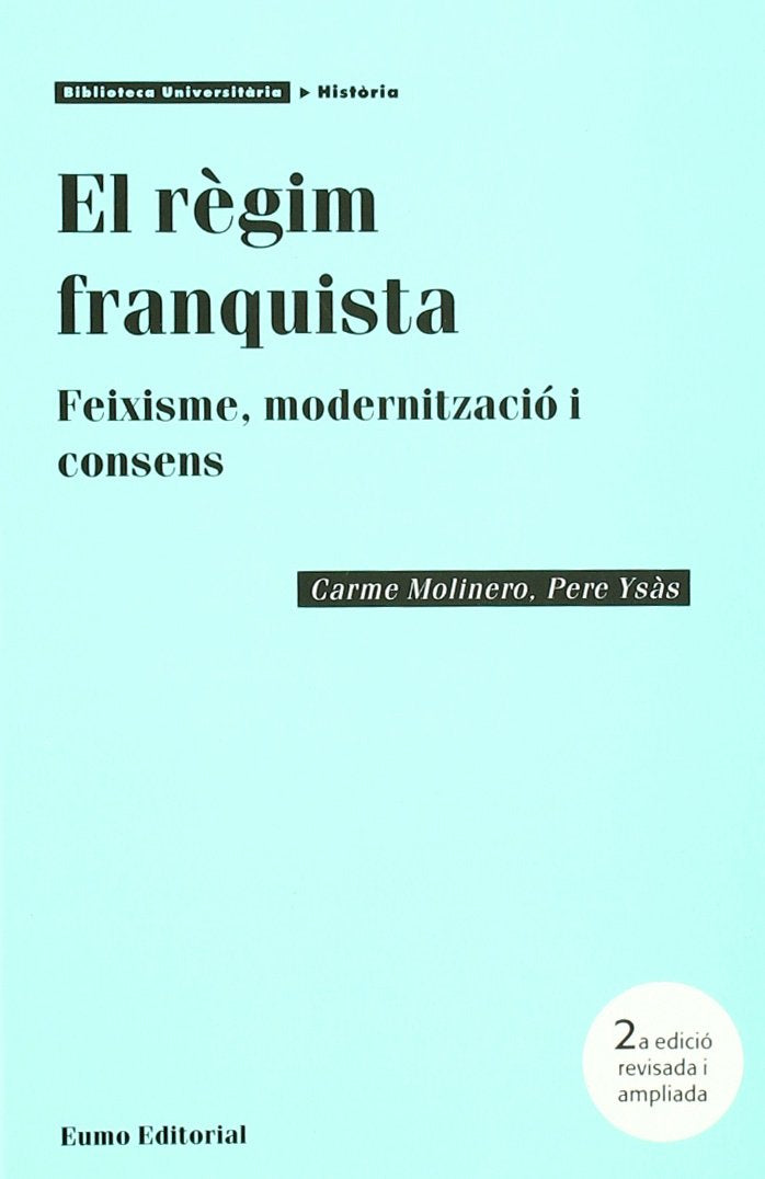 El rgim franquista (Biblioteca universitria) (Catalan Edition),Used