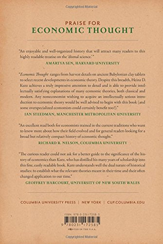 Economic Thought: A Brief History,New
