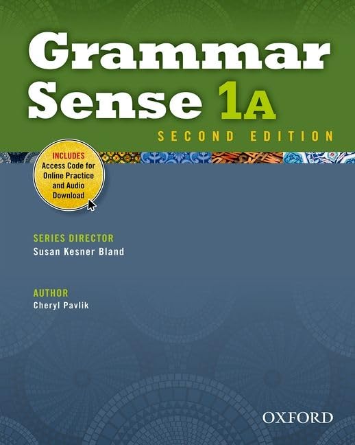 Grammar Sense 1A Student Book with Online Practice Access Code Card,Used