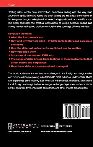 Foreign Exchange and Money Markets: Theory, Practice and Risk Management (Securities Institute Global Capital Markets),Used