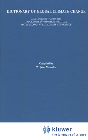 Dictionary Of Global Climate Change