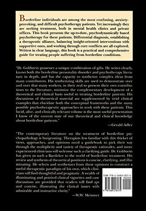 Dynamic Psychotherapy with the Borderline Patient,Used