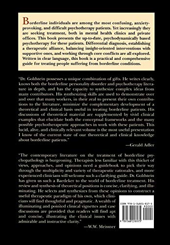 Dynamic Psychotherapy with the Borderline Patient,Used
