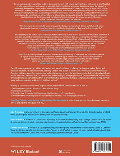 Teaching Children With Autism To Mindread: The Workbook,Used