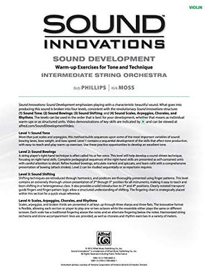 Sound Innovations For String Orchestra  Sound Development: Violin, Book & Online Media,New