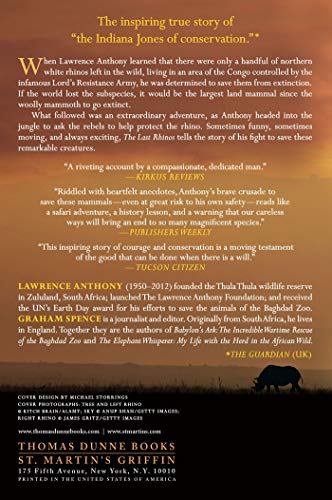 The Last Rhinos: My Battle to Save One of the World's Greatest Creatures,New