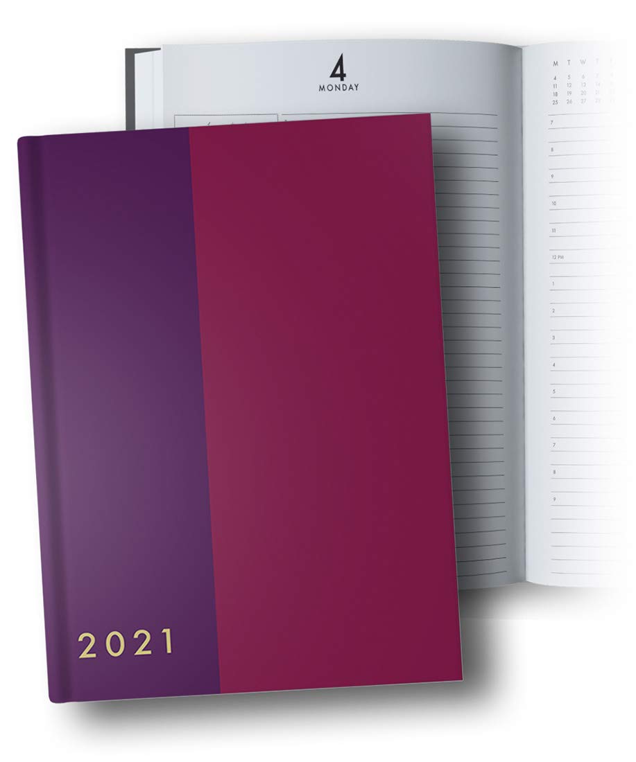 Daily Planner 2021 for Women 8.5 x 11: 8.5' x 11' 2021 Daily Planner Hardcover, 1 Page per Day, January  December 2021, 12 Mont,New