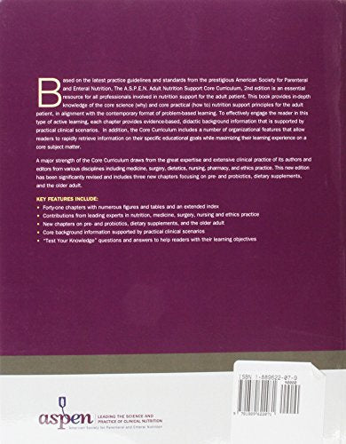 Adult Nutrition Support Core Curriculum, 2nd Edition,Used