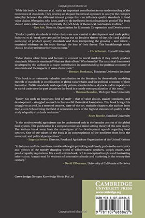 Quality Standards, Value Chains, and International Development: Economic and Political Theory,Used
