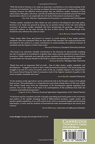 Quality Standards, Value Chains, and International Development: Economic and Political Theory,Used
