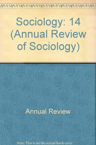 Annual Review of Sociology: 1988,Used
