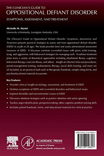 The Clinician's Guide to Oppositional Defiant Disorder: Symptoms, Assessment, and Treatment,Used