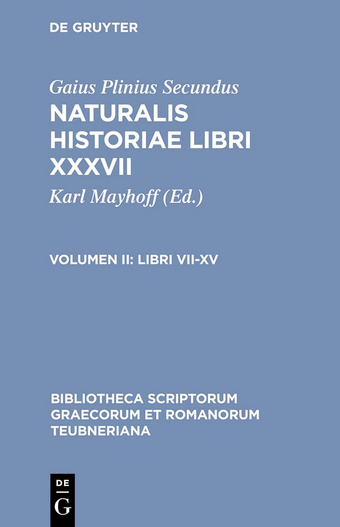Libri VIIXV (Bibliotheca scriptorum Graecorum et Romanorum Teubneriana) (Latin Edition),Used