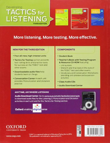 Developing Tactics For Listening, 3Rd Edition