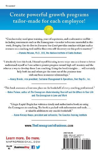 Bringing Out The Best In Everyone You Coach: Use The Enneagram System For Exceptional Results,New