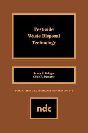 Pesticide Waste Disposal Technology (Pollution Technology Review,),Used