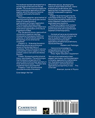 A Course In Mathematics For Students Of Physics: Volume 2,New