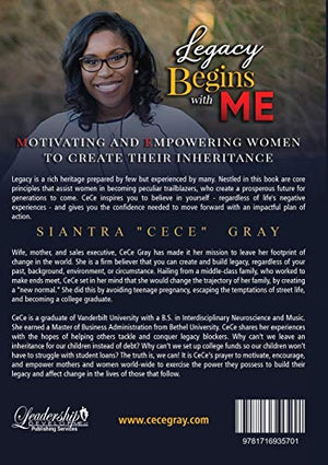 Legacy Begins with ME: Motivating and Empowering Women to Create their Inheritance,Used