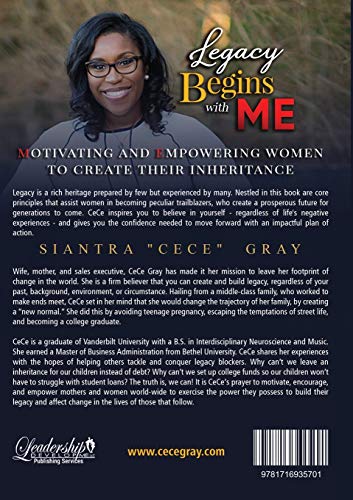 Legacy Begins with ME: Motivating and Empowering Women to Create their Inheritance,Used
