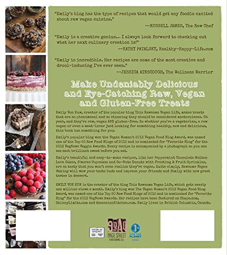 Rawsome Vegan Baking: An Uncookbook For Raw, Glutenfree, Vegan, Beautiful And Sinfully Sweet Cookies, Cakes, Bars & Cupcakes,Used