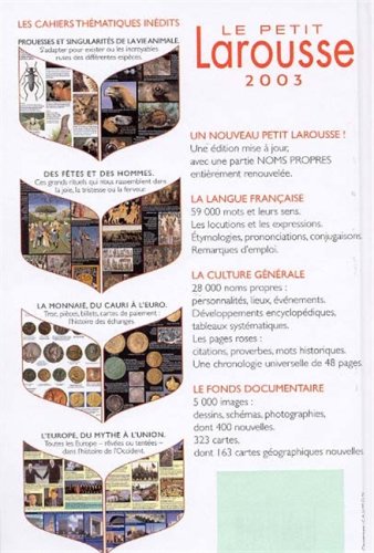Le Petit Larousse 2003 (French Edition),Used
