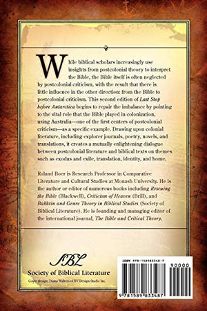 Last Stop Before Antarctica: The Bible and Postcolonialism in Australia (Semeia Studies),Used