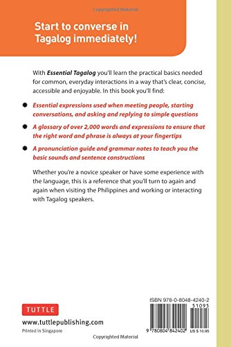 Essential Tagalog: Speak Tagalog with Confidence! (Tagalog Phrasebook & Dictionary) (Essential Phrasebook and Dictionary Series),Used