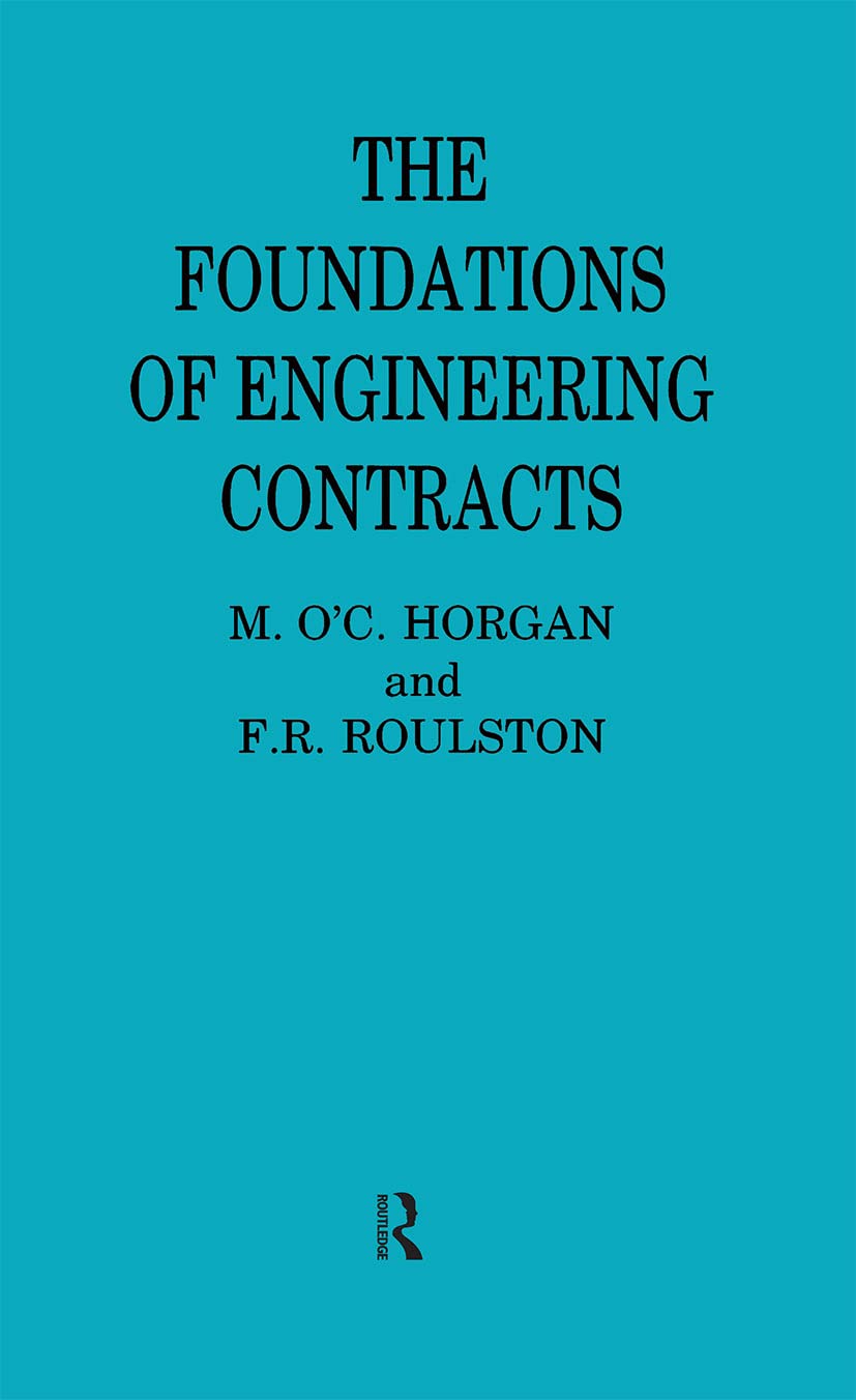 The Foundations of Engineering Contracts,Used
