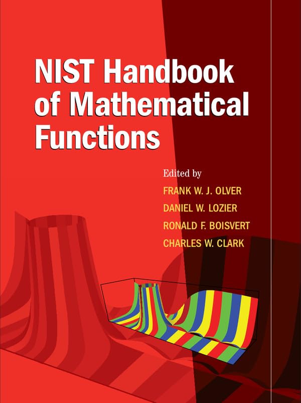 NIST Handbook of Mathematical Functions Paperback and CDROM